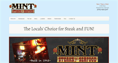 Desktop Screenshot of mintsteakhouse.com